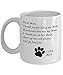 Produktbild TK.DILIGARM Customizable Personalized Dog Mom & Dad Custom Pet Name Coffee Mug Idea for Birthday Graduation Christmas Father's Day Mother's Day Gifts from Fur Child Dog Lover Gifts 11oz