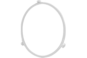 BAYLI Universal Ersatz Drehring 18,9 cm für Mikrowellen Drehteller | Ø Rad 14 mm | Drehscheibe passend für AEG, Siemens, Bosch, Severin | Mikrowelle Drehteller Halter | Rollenring | Bodendüse
