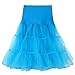 Produktbild Makefortune 1950 Petticoat Reifrock Unterrock Petticoat Underskirt für Rockabilly Frauen Mesh Gaze Rock Dance Rock Süßigkeit Farben Hohe Qualität Gefaltete Gaze Kurzen Rock Tanzen Rock