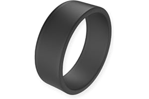 Fitorb Ring Protector, Schutzhülle für Smart Ringe, Transparentes Silikon-Cover, Kratzschutz, Größe 6-13 (Frosted Black, Für Ring in Größe 10-13)
