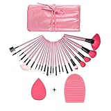 ❤❤❤ BR CONJUNTO DE CEPILLO DE MAQUILLAJE COMPLETO CON ESPONJA Y LIMPIADOR GRATUITO】 → Utiliza una licuadora de esponja gratis ※ Aplica una esponja húmeda con agua, desplaza el exceso de líquido y da a tu producto de maquillaje una apariencia impecable en la cara.Un cepillo de silicona gratis limpiador ※ herramienta muy útil para limpiar los diversos de su pincel de maquillaje, para evitar un poco - problema.