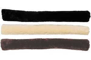 KENTUCKY Fourreaux de collier & renes de chasse en Mouton choco