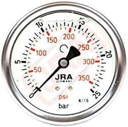 'Glycerine Gauge Cast Iron 63ANSCHLUSS; 1/4, KL. 1.6 scale 0 – 25 bar/PSI