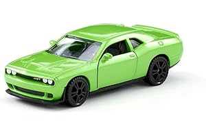 siku 1408, Dodge Challenger SRT Hellcat, Metal/Plastic, Green, Opening doors, Toy car for children