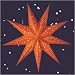 Produktbild starlightz "spumante orange", Weihnachtsstern 60 cm, original Papierstern von earth friendly