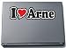 Produktbild INDIGOS UG - Aufkleber - I Love Heart Decal Sticker Laptopskin 297 mm - Ich liebe - I LOVE Arne - Laptop Netbook Computer - Sticker mit Namen vom Mann Frau Kind