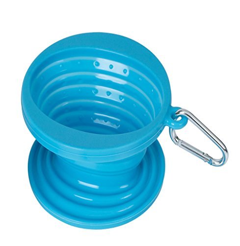 Kuke Faltbare Silikon Kaffee Dripper,Kaffeefilter Kegel,Compact Kaffee Dripper,Kaffee-Filter (Blau) - 2
