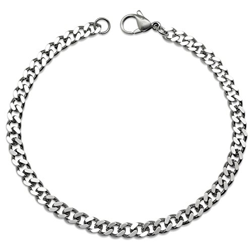Buy Silvadore 4mm CURB Mens Necklace 