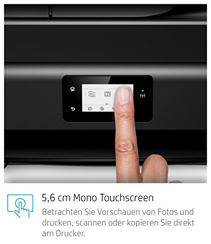 HP OfficeJet 5230 Multifunktionsdrucker (Drucker, Kopierer, Scanner, Fax, WLAN, Airprint) mit 4 Probemonaten HP Instant Ink inklusive, 10S./Min, Schwarz