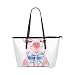 Produktbild 2019 Maskottchen Glück Tier Niedliche Schwein Große Weiche Leder Tragbare Griff Totes Taschen Kausale Handtaschen Mit Reißverschluss Schulter Shopping Geldbörse Gepäck Organizer Für Dame Girls Womens