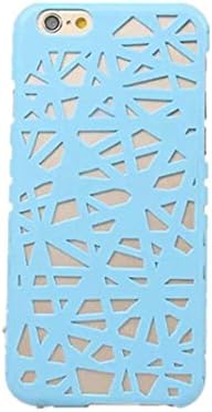 For iPhone 5 case, iPhone 5S case, Ruirs Nice fashion creative Bird Nest design PC Skin Case Cover Phone Case Case Bumper for iPhone 5 iPhone 5S (Blue)