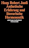 Image de Ästhetische Erfahrung und literarische Hermeneutik (suhrkamp taschenbuch wissenschaft)