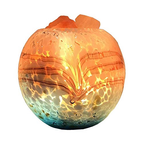 Preisvergleich Produktbild Himalaya-Kristallsalzlampe, natürliche handgravierte, dimmbare USB-Stecker, voll ausgestattetes elektrisches Zubehör, Schlafzimmer-Spa-Spa-Yoga-Raum [Energieklasse A +]
