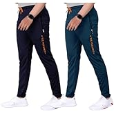 Pinkmint Men Combo Track Pant with Lycra Elastic Jogger Suitable for Active Wear, Jogger Yoga Wear, Sports (Pack of 2)