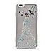 Produktbild iPhone 8 Plus Hülle,iPhone 8 Plus Case Cover,Sunroyal iPhone 8 Plus Transparent Sparklers Hülle TPU Case Schutzhülle Silikon Crystal Case Durchsichtig,Silber Glänzend Glitzer Kristall Luxus Bling Star Ultradünnen Kratzfeste TPU Bumper Mädchen Fee TPU Silikon Schutz Handy Hülle Case Tasche Etui Bumper für iPhone 8 Plus (5,5 Zoll)-Blau