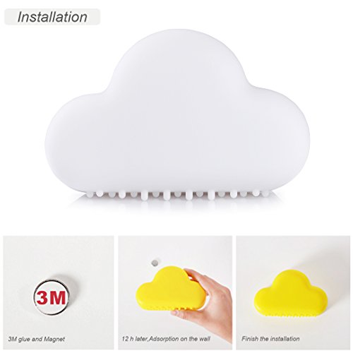 GreenClick Wandleuchte LED Nachtlampe für Kinder Schlafzimmer,Warmweiß 3 Modi Nachttischlampe USB Aufladung kopfende Beleuchtung Stimmungslichte Geschenk für Erntedankfest Thanksgiving [1 Jahre Garantie] - 2