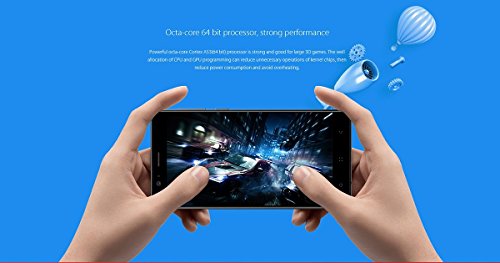 Elephone P8 mini Smartphone 4G, 5.0 Pollici FHD Schermo Android 7.0 Telefono Cellulari, MTK6750T Octa Core 1.5GHz, 4GB RAM + 64GB ROM, 13.0MP +2.0+16.0MP Camera, Dual Sim, Fingerprint Sensorï¼ŒWiFi, Hotkont, GPS, OTG Cellulare- Nero