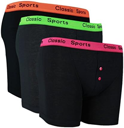C SPORT12 Pairs Plain Designer Men Boxer Underwear Briefs Classic Sport Cotton Shorts