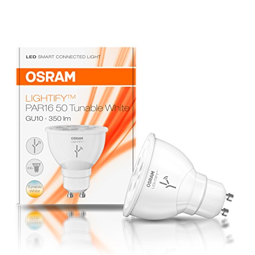 OSRAM LIGHTIFY PAR16 LED-Reflektorlampe Tunable White / dimmbar / warmweiß bis tageslicht 2700K – 6500K / Kompatibel mit Alexa - 3