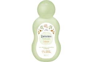 Denenes Baby - Colonia Sin Alcohol Ni Siliconas, Eco-Enriquecido con Caléndula Ecológica, Refresca y Suaviza la Piel, para Bebés a Partir de 0 Meses, Apta para Pieles Sensibles - 500 ml