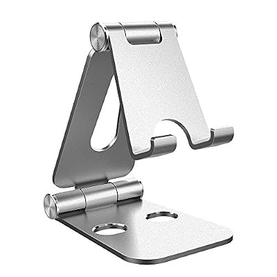Simpeak Support Téléphone, Support Tablette, Support Dock pour téléphone Portable, Accessoires, Bureau, d'autres Smartphones Aluminium - Argent
