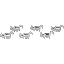 2 Pezzi Cuscinetti di Fissaggio per Cestello Superiore Lavastoviglie con Codice Originale 611474 00611474 per Bosch per Siemens per Neff 436754 per Küppersbusch - Garanzia di 5 Anni - ONIX TECH