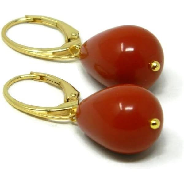 Orecchini A Lobo In Oro Giallo 9k Con Citrino 1,8 Ct | Cler Lago Di Como - Foto 10