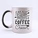 Produktbild LAH Coffee Mug I Like My Sugar with Coffee and Cream Changing Color Heat Reveal Tea Cup 11 Ounces