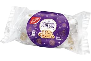 GANIO Mini Stollen Christstollen mit Marzipan 200g Gut & Günstig Weihnachtsgebäck Kleine Stollen mit Rosinen, Edelmarzipan & Puderzucker für die Adventszeit EDEKA