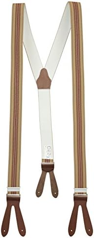 reg; Trouser Braces/Suspender Available in Many Different Design with Real Leather Patten/Strap - Made in Germany