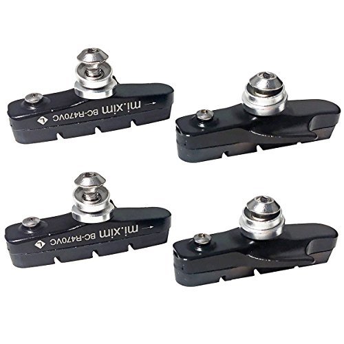 Pioneeryao Sport Road Bike Cycle Bicycle Brake Pads Block 2 Pairs