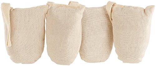 newgen medicals Ökologische Schuh-Erfrischer aus Baumwolle und Zedernholz, 4er-Set - 3