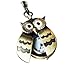 SODIAL(TM) Flappy Wings Owl Locket Watch Necklace