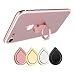 Produktbild Telefon Handy Ring Fingerhalter Griff /Ständer ,Aohro [4 Stücke]360°drehbarer Ringhalter und Ständer Smartphone aus Aluminium Handyhalterung für Apple iPhone 7 Plus iPad Samsung Galaxy S8 Sony Huawai LG HTC Huawai(Rose Gold+Gold+Schwarz+Silber)