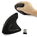 Produktbild Leegoal Ergonomische Maus, 2,4 G, wiederaufladbar, vertikal, kabellos, 800/1200/1600dpi, 6 Tasten für Laptop, PC, Computer, Desktop, Notebook, MacBook, schwarz