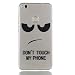 Produktbild Huawei P8 Lite 2017 / Honor 8 Lite Hülle, Chreey [Gemalt Relief] Schutzhülle Ultra Dünn Slim Fit Transparent Kratzfest Weich TPU Silikon Case Handyhülle Klar Durchsichtig Backcover [Don't touch my phone]
