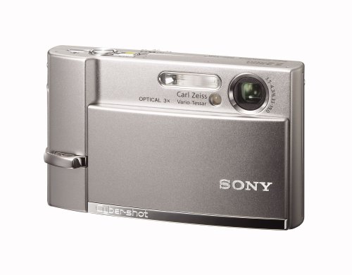 Sony DSC-T50 Digitalkamera (7 Megapixel, 3`` Touchscreen) in silber Sony DSC-T50 Digitalkamera (7 Megapixel, 3`` Touchscreen) in silber