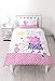 Produktbild Peppa Pig 'Happy' Single Bettbezug Set – Großer Print Design