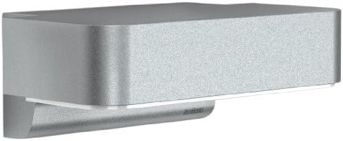 Steinel L 800 S Downlight Silver - Sensor-Switched Outdoor Light, 7.5 W Power-LEDs, 466 lm, 160° Motion Sensor, Max. 5 m Range