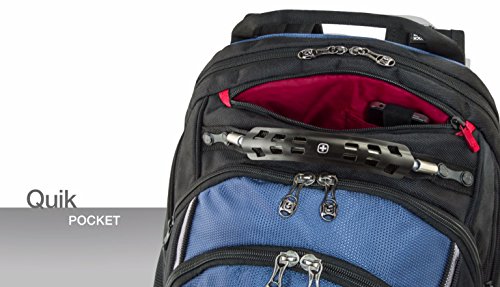 Wenger 600638 IBEX 17″ Laptop Backpack , Triple Protect compartment with iPad/Tablet / eReader Pocket in Blue {25 Litres} - 8