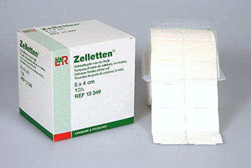 ZELLETTEN Swab Rolled Sterile 5 x 4 cm by Lohmann & Rauscher GmbH & Co.KG
