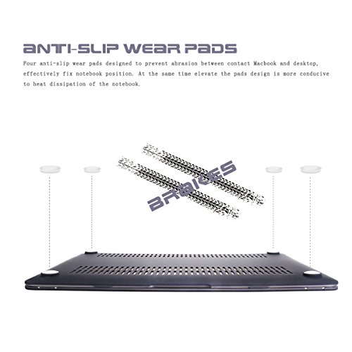 Macbook Hülle, dizauL ®Elegantes und leichtes Cover Ultra Dünn Schutz Hülle Case Cover Schutzabdeckung Hardcase Notebook Hülle Hartschale Etui für 2015 Apple NEW MACBOOK 12 “ in schwarz - 8