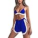 Produktbild TDFGCR Women Lace Passion Lingerie Babydoll Shorts Plus Size Nightwear Set