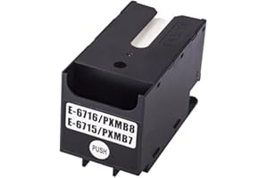 DogePro T6715 C13T671500 Caja de mantenimiento C13T671600, E-6716, compatible con WF Pro WF-4720DWF WF-4725DWF WF-4730DTWF WF-4730DWF WF-4740DTWF WF-4740DWF