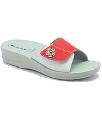 INBLU Vr000038 Corallo - Zapatillas de estar por casa de Material Sintético para mujer