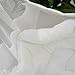 Hammock for Baby | 100% Cotton | white color | suspended cradle with wooden spreader | swing for newborns | suspended rocker chair for infant | small children hanging chair | Weight Capacity 15Kg