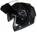 Produktbild Qtech Klapp Motorradhelm mit DOPPELVISIER/Sonnenblende - Schwarz glänzend - XL (61-62cm)