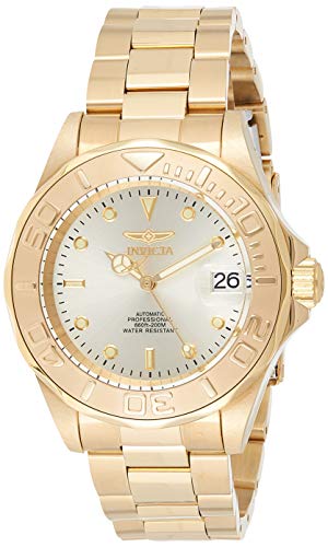 Invicta 9010 Pro Diver Montre Unisex acier inoxydable Automatique Cadran champagne