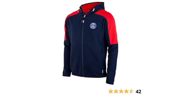 sweat à capuche entièrement zippé pour homme psg wings