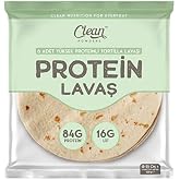 Clean Powders Y&uuml;ksek Proteinli Tortilla Lavaşı 6'lı 420 Gr - AROMASIZ